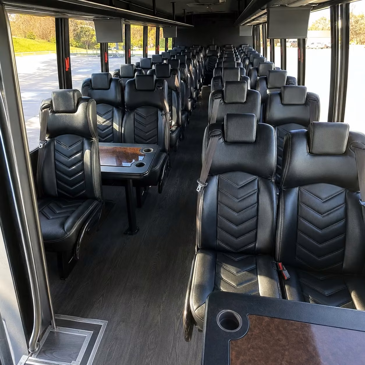 28 passenger minibus inside
