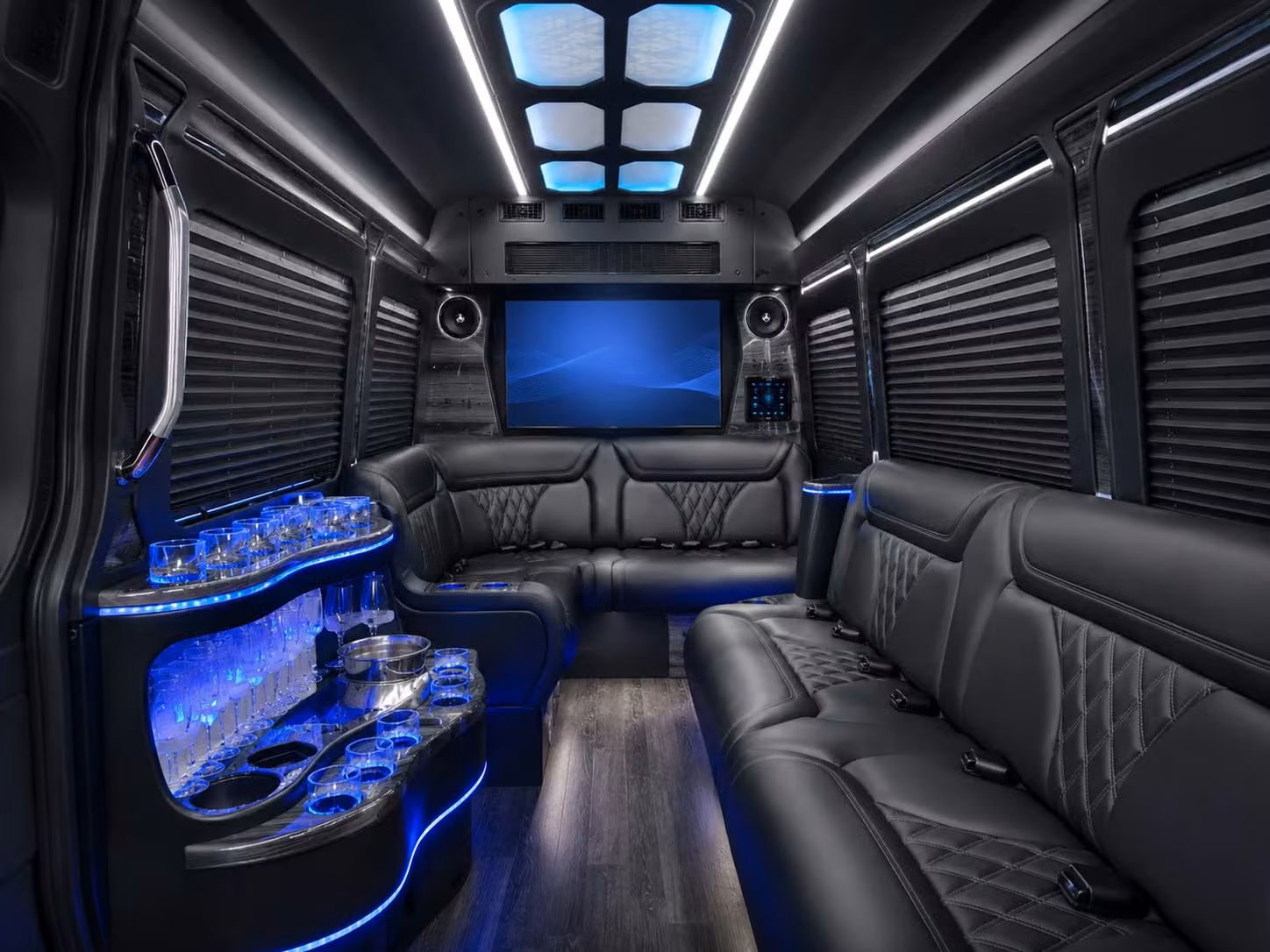 corporate event bus rentals for team building offsites and company celebrations in the la area