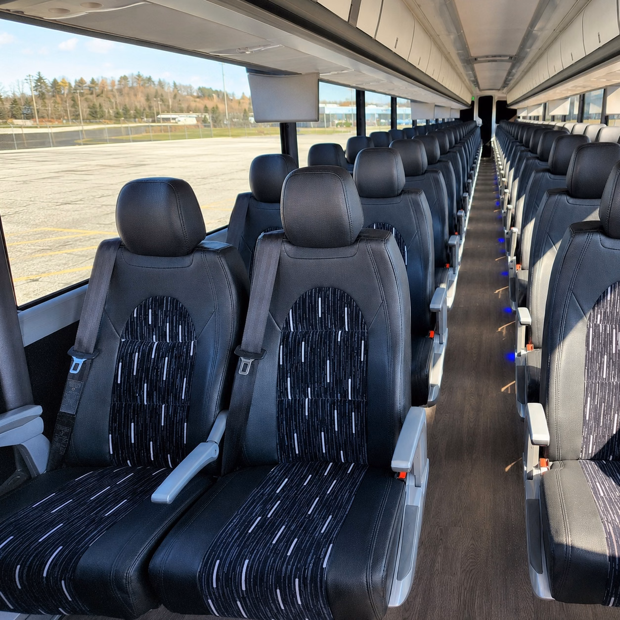 paramount airport transfer charter bus rentals